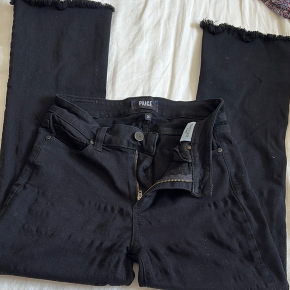 Paige Women's Black Jeans - Picture 1 of 3